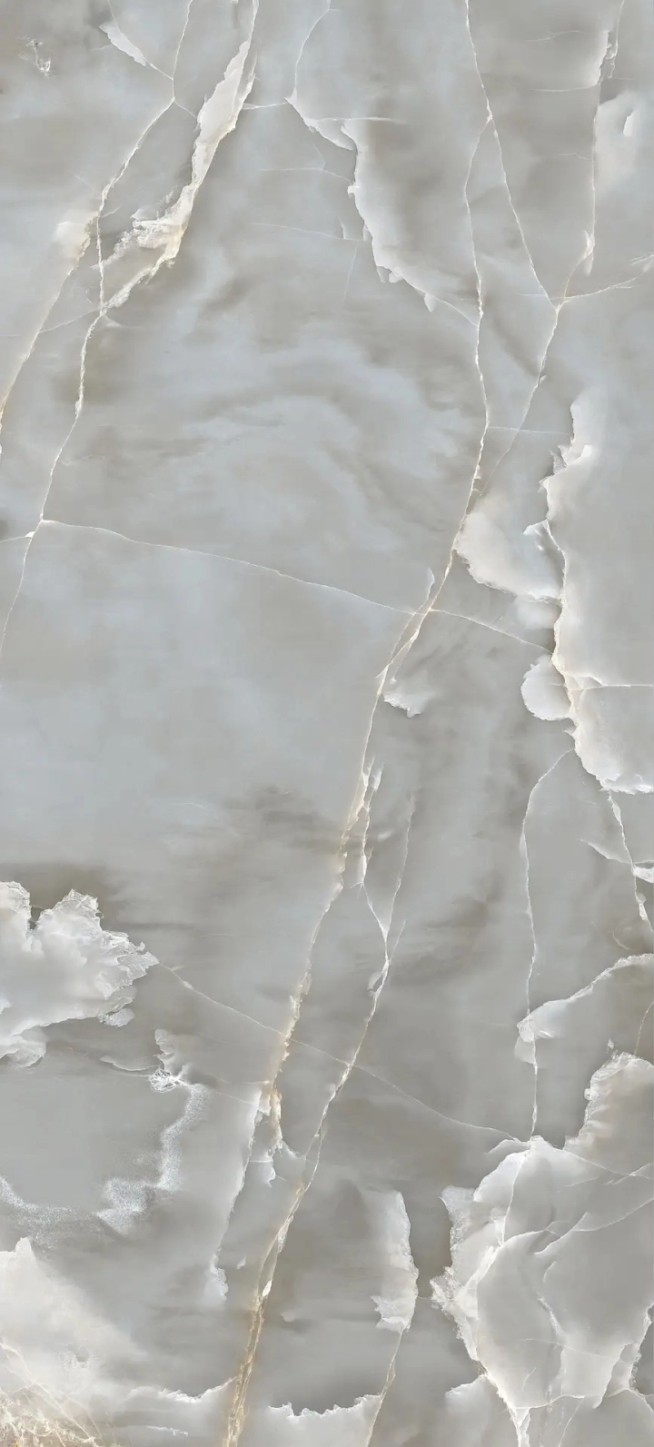 Casalgrande Padana Onici Grigio połaczenie mat-poler 120x278 cm gr. 6 mm